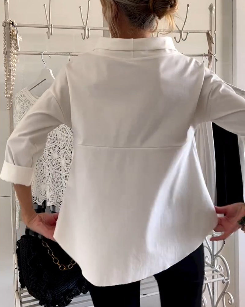 Modernes Oberteil für Damen | Kurzarm