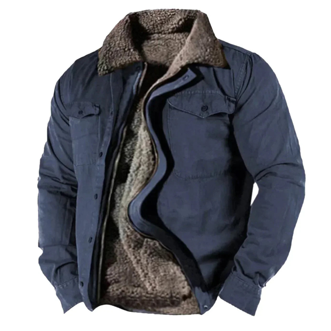 Herrenjacke | Mittige Knopfleiste und klare Linienform