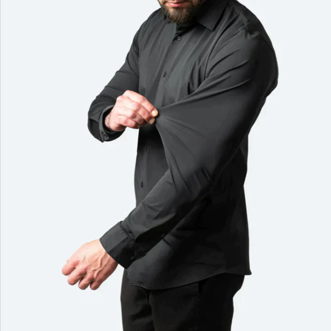 Herrenhemd | Stretch-Design für Alltag Freizeit und Business