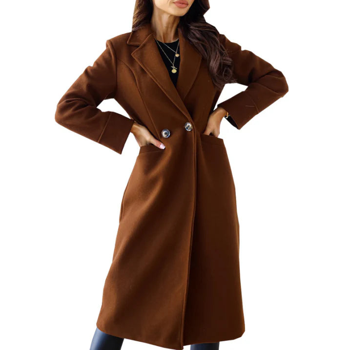 Warmer Wintermantel für Damen | Lang