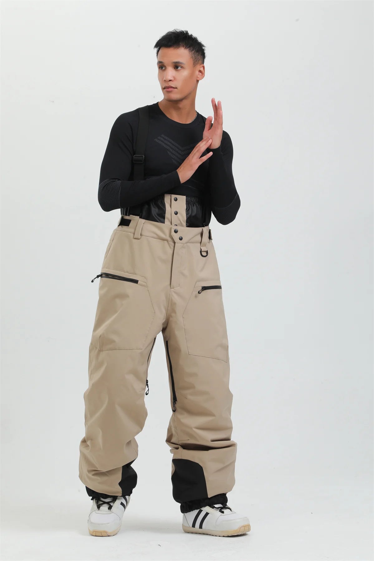 Unisex-Skihose mit Trägersystem | funktionale Winterausführung