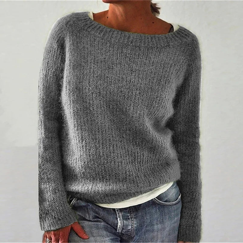 Norweger Winterpullover für Damen | Rundhals