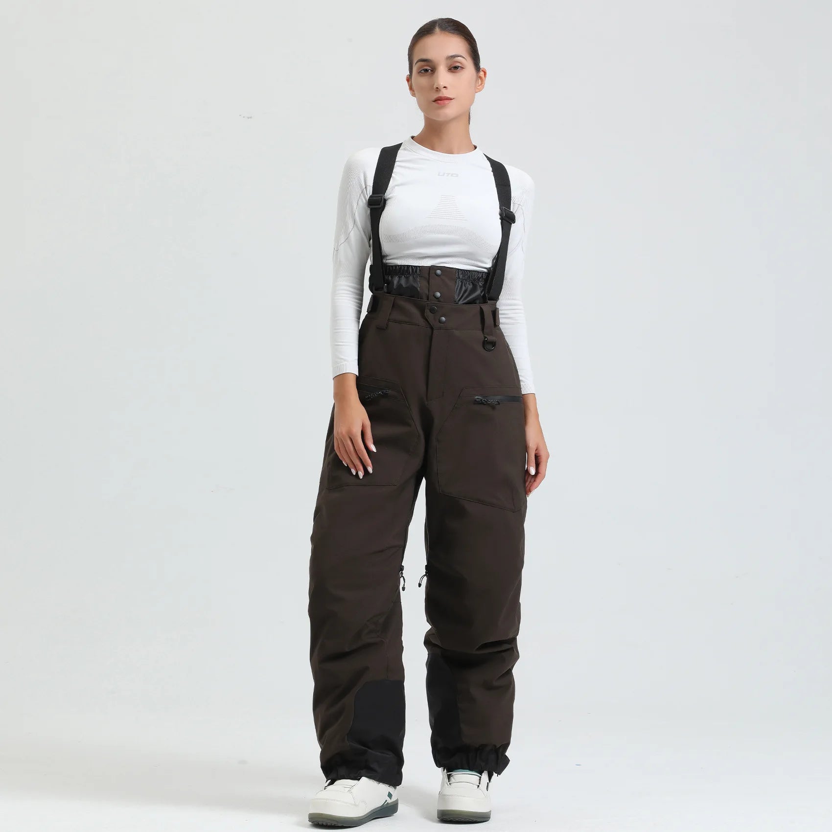 Unisex-Skihose mit Trägersystem | funktionale Winterausführung