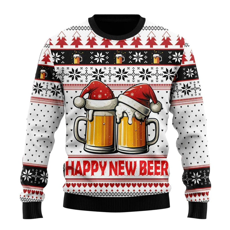 Herren-Pullover mit musterdesign | moderner schnitt