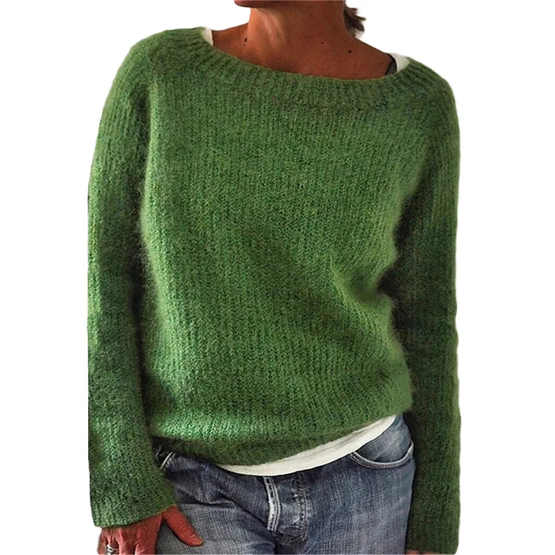 Norweger Winterpullover für Damen | Rundhals