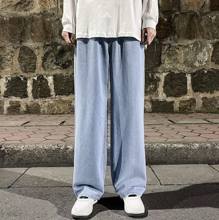 Herren-Jeans mit weiter silhouette | urbaner freizeitstil