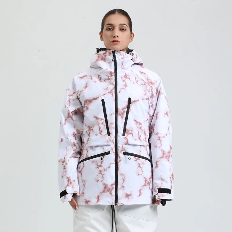 Unisex-Skijacke für Wintersport | funktionale Ausführung