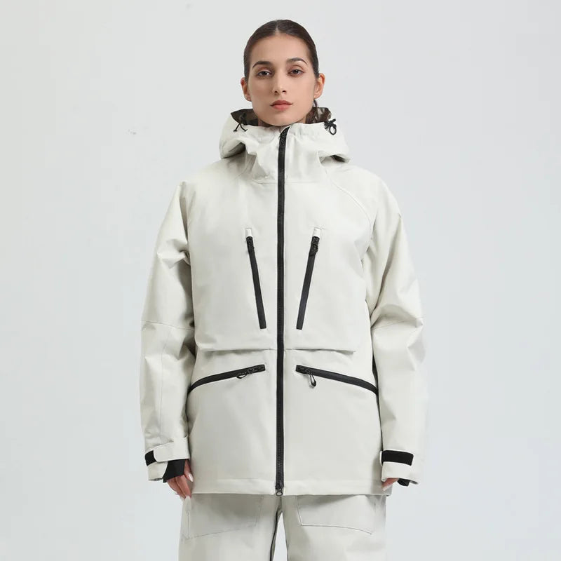 Unisex-Skijacke für Wintersport | funktionale Ausführung