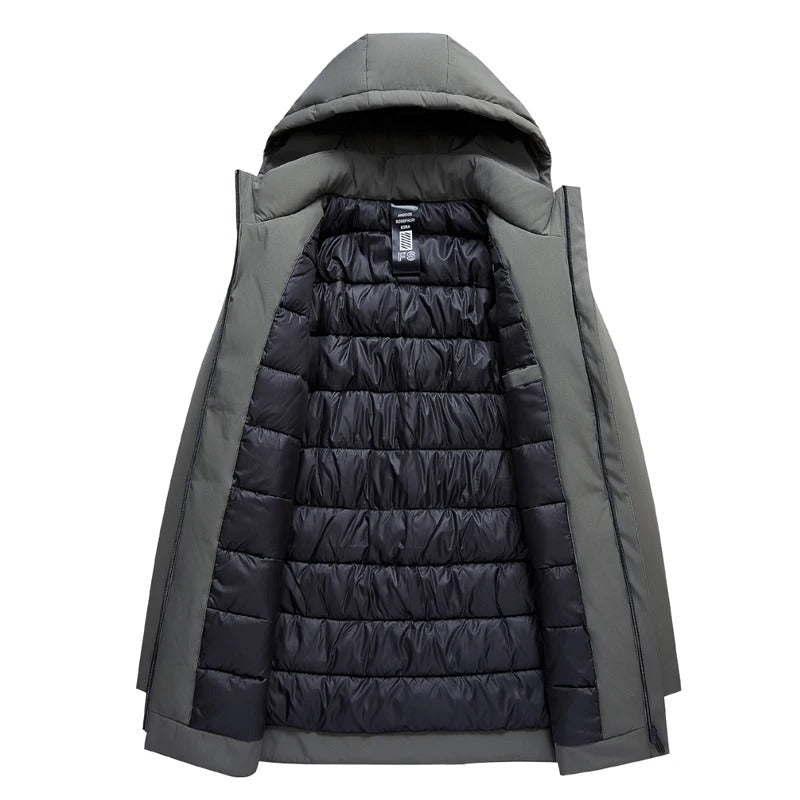Herren Winterjacke mit Kapuze | Funktionale Ausführung
