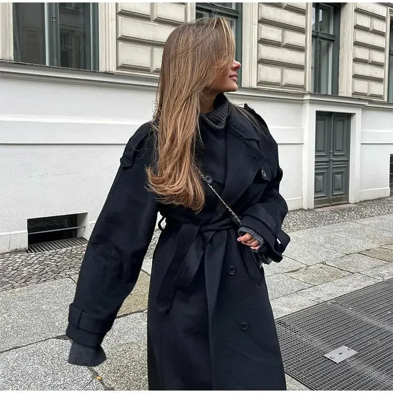 Damen Wintermantel | Lange Oversized Ausführung für kalte Tage