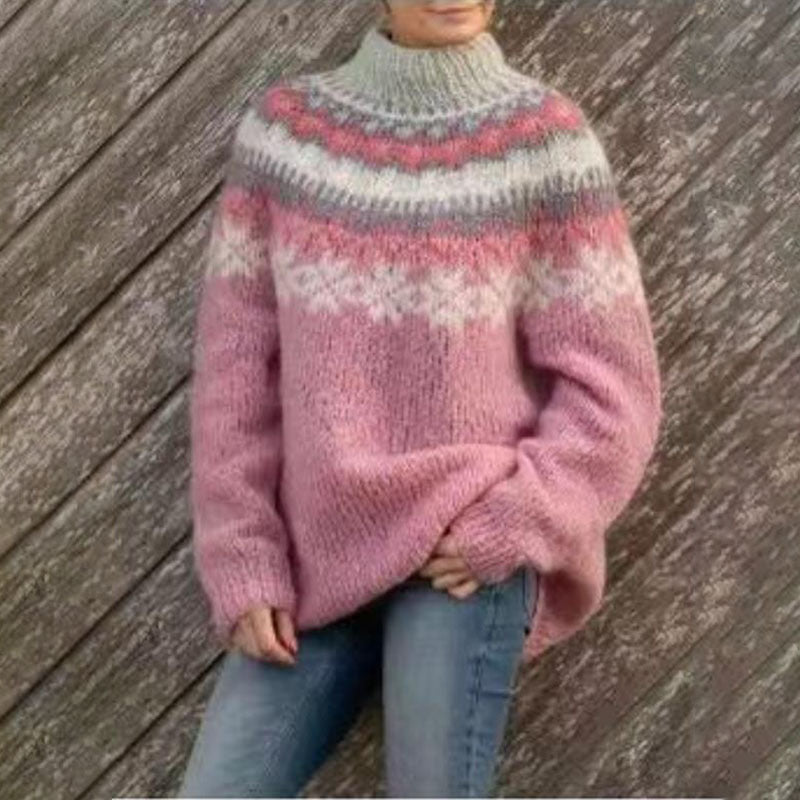 Norweger Pullover für Damen | Rundhals