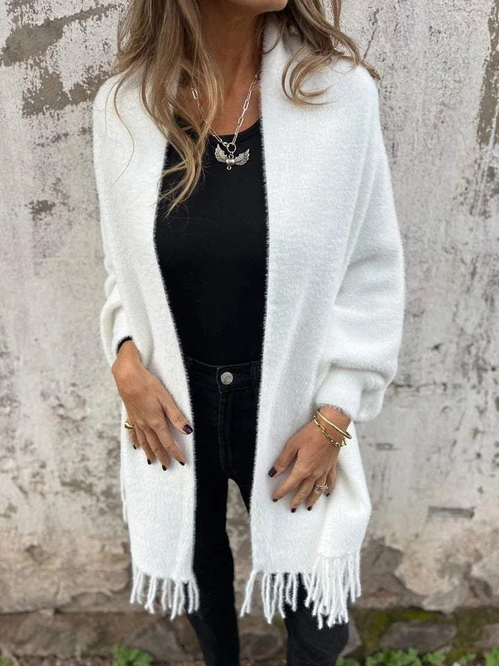 Warme Damenjacke | Lange Form