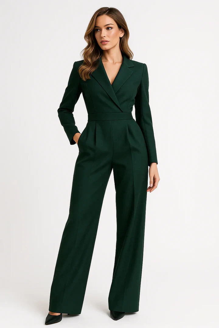 Damen Overall | V-Ausschnitt und Beinpartie
