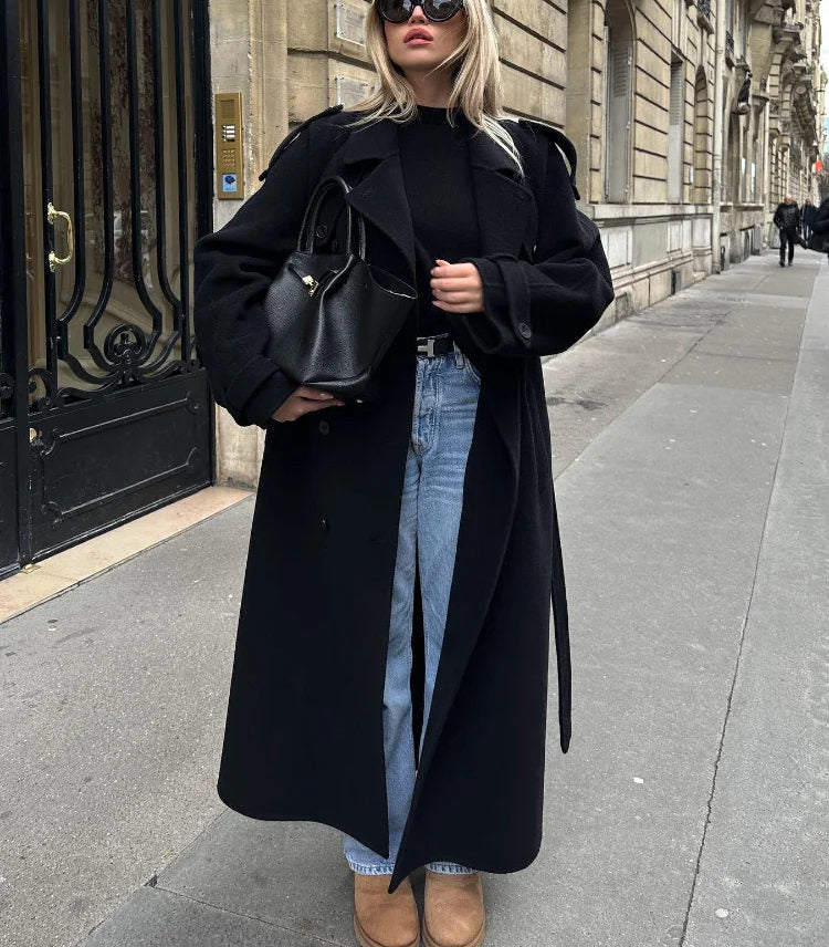 Damen Wintermantel | Lange Oversized Ausführung für kalte Tage
