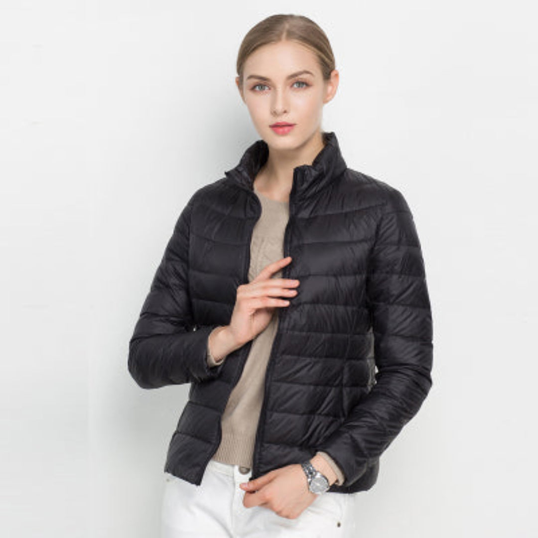 Damen-Steppjacke mit Langarmstruktur | isolierende ausführung
