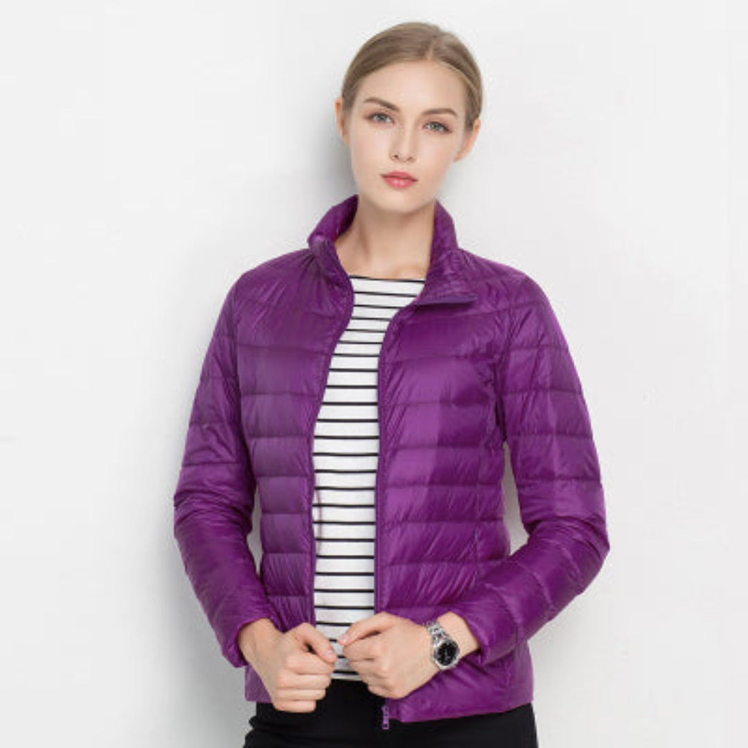 Damen-Steppjacke mit Langarmstruktur | isolierende ausführung