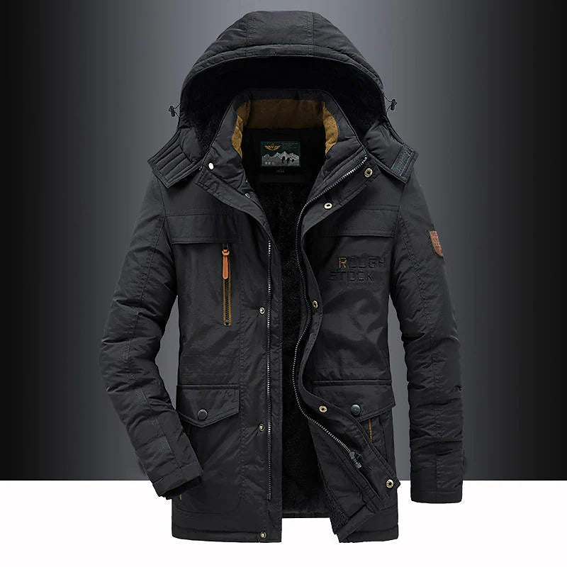 Warmer Winterparka für Herren | Lang