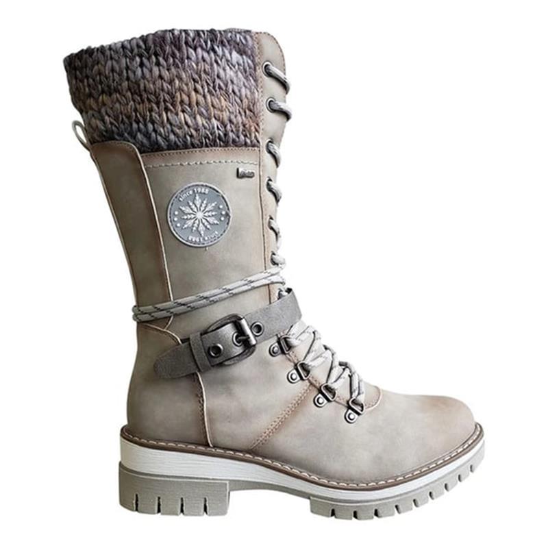 Damen-Schnürstiefel mit mittlerer schafthöhe | Wintertauglich