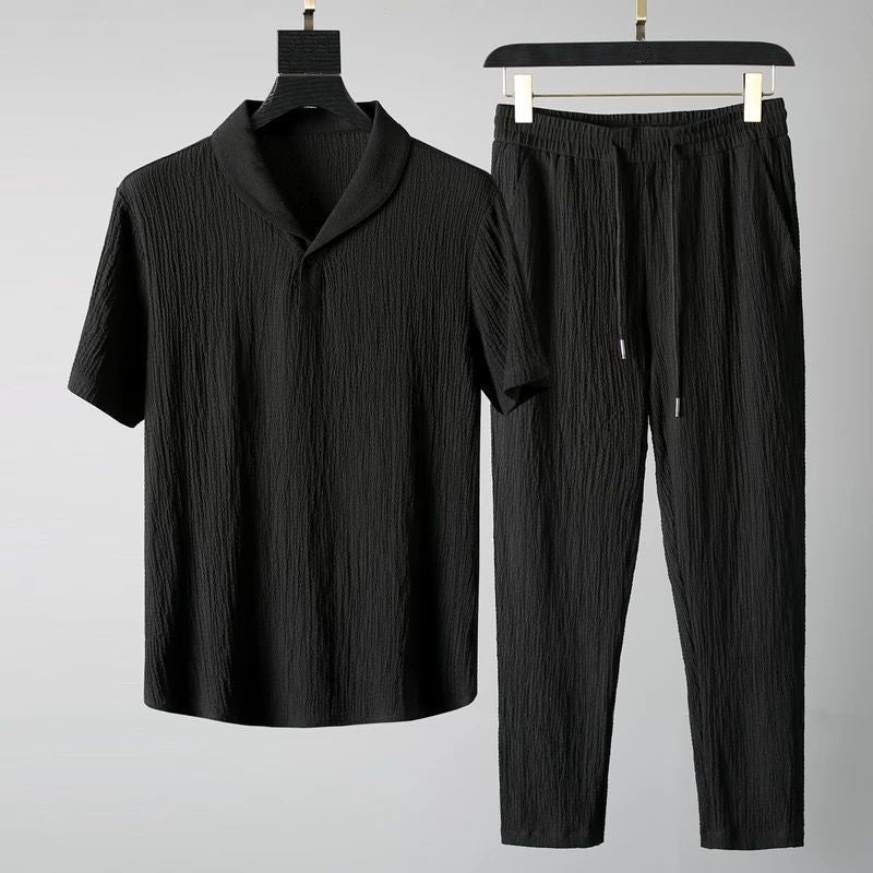 Herren Set | Kurzarm-Hemd und Hose