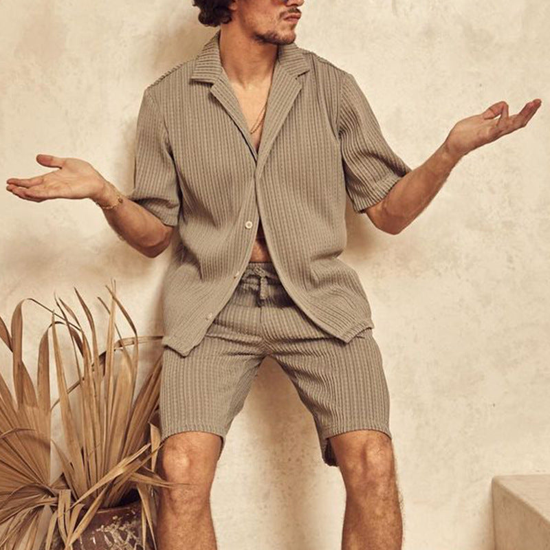 Freizeitset Herren | Zweiteilig mit Oberteil und Shorts