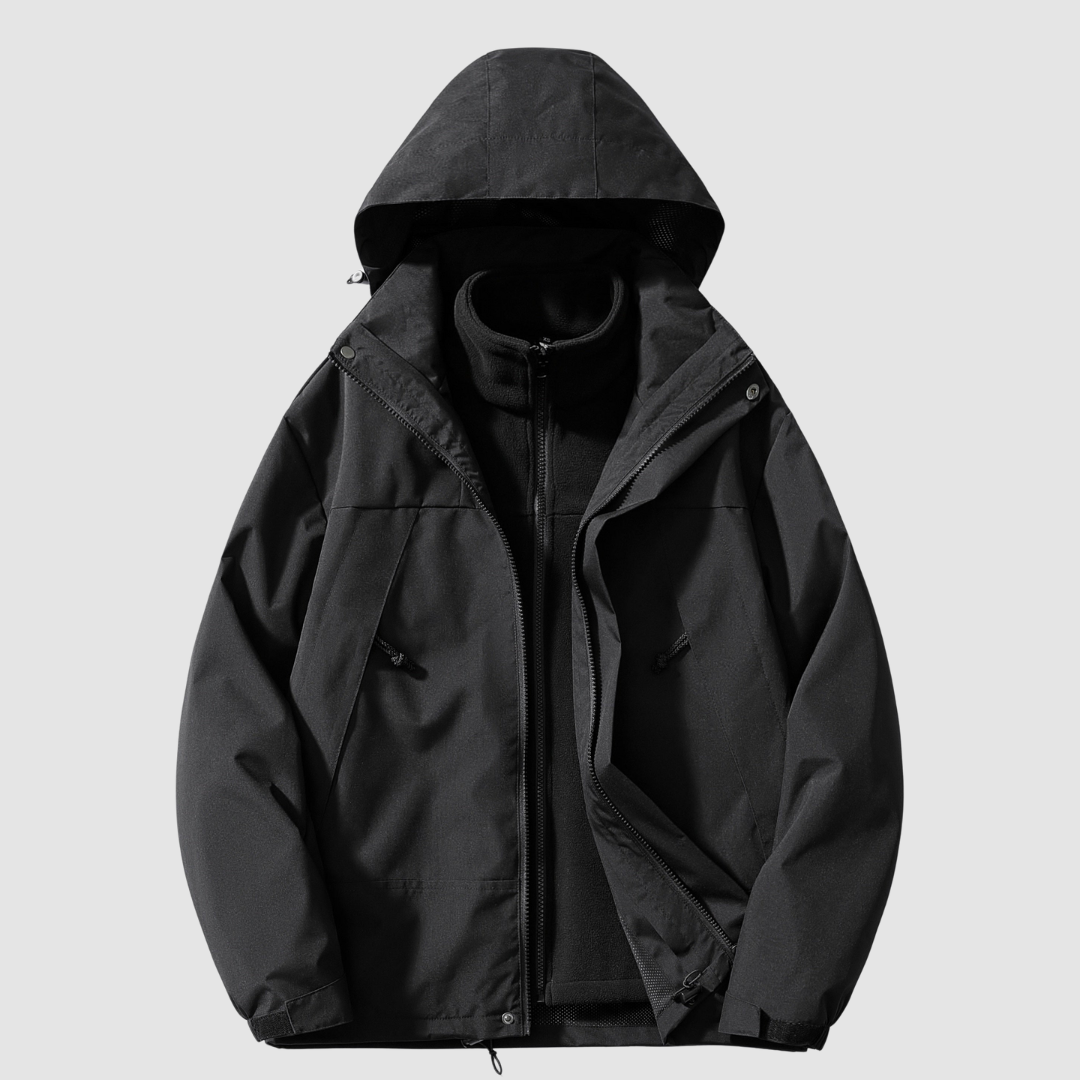 Damen Jacke | dreiteilige Ausführung mit klarer Linienstruktur