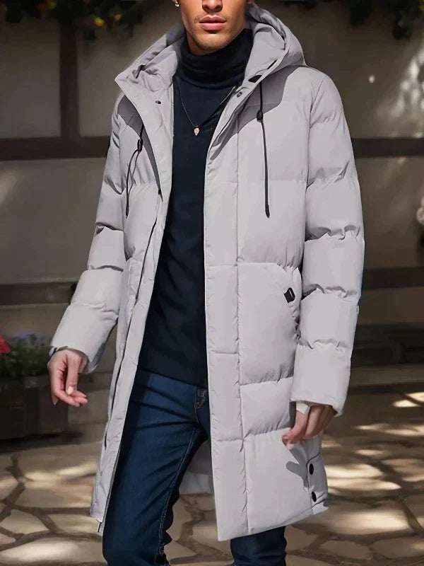 Herren Parka Jacke | wasserdichte Ausführung mit gerader Form