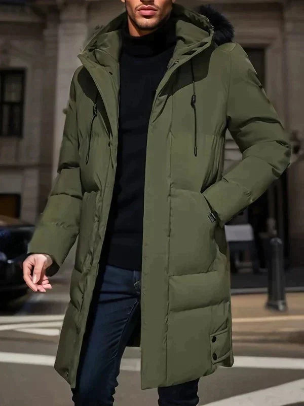 Herren Parka Jacke | wasserdichte Ausführung mit gerader Form
