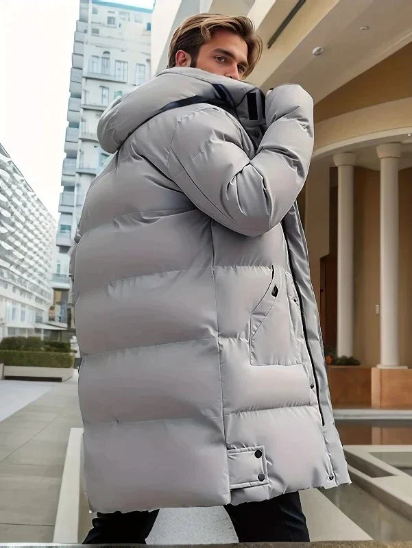 Herren Parka Jacke | wasserdichte Ausführung mit gerader Form