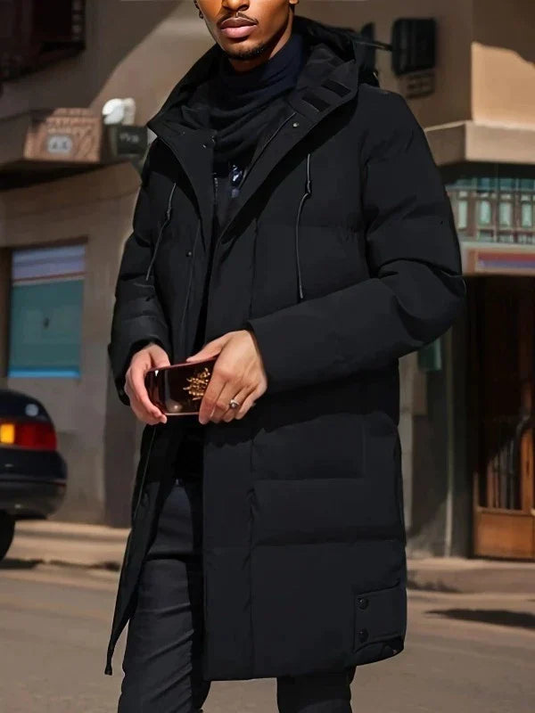 Herren Parka Jacke | wasserdichte Ausführung mit gerader Form