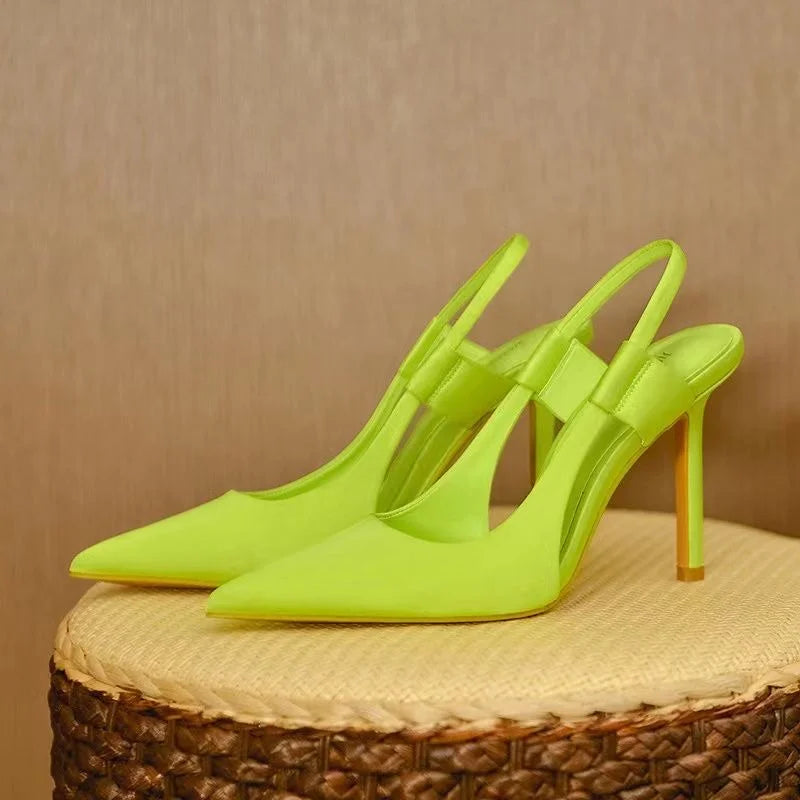 Damen Pumps | Slingback mit spitzer Zehenform