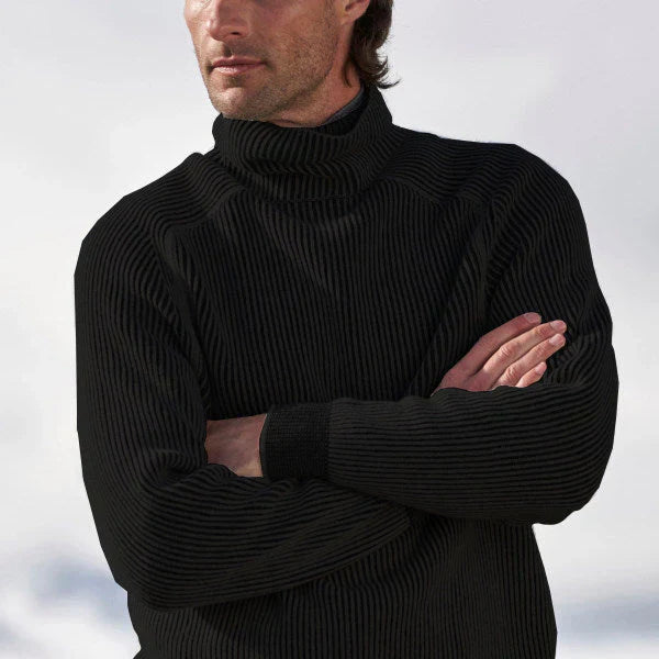 Herren Rollkragenpullover | gerader Aufbau mit klarer Form