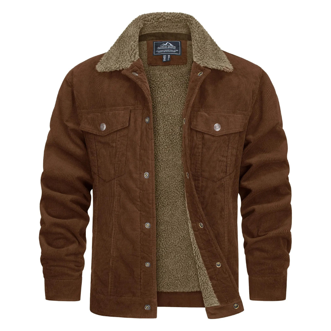 Herrenjacke | Knopfverschluss und klassische Form