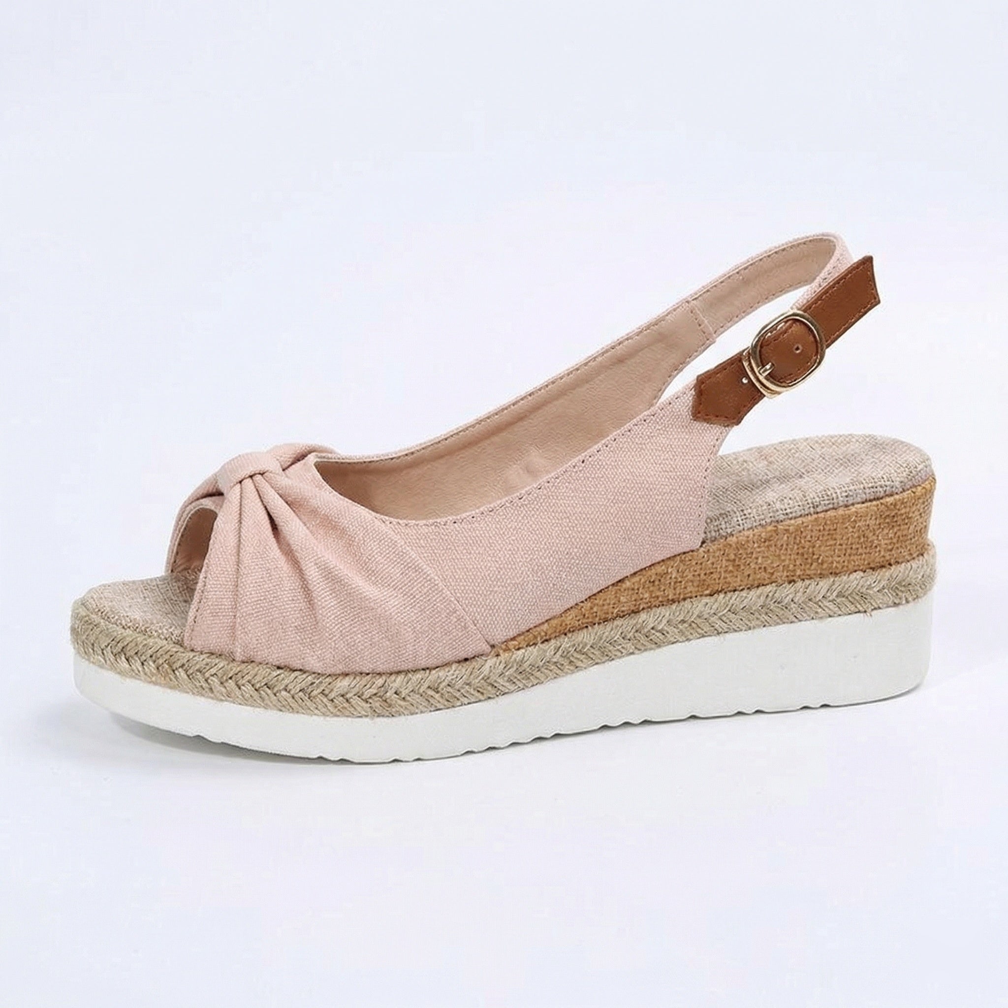 Damen Sandalen | Offene Front mit Riemenverschluss