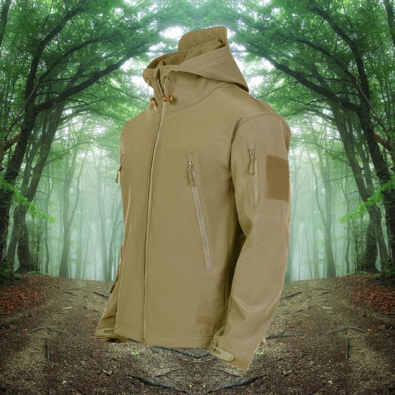 Herren Outdoor Jacke | wasserdichte Ausführung mit gerader Form