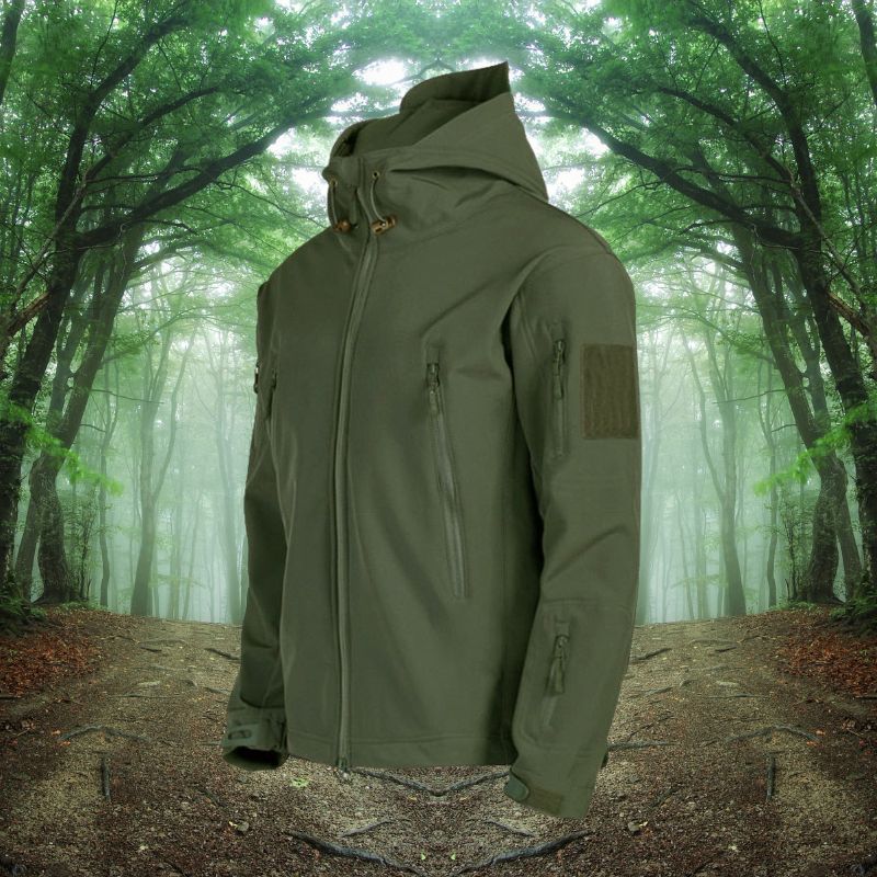 Jacke Herren | Wasserdichter Schnitt mit Kapuze