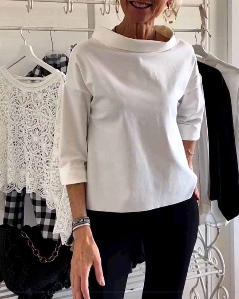 Modernes Oberteil für Damen | Kurzarm