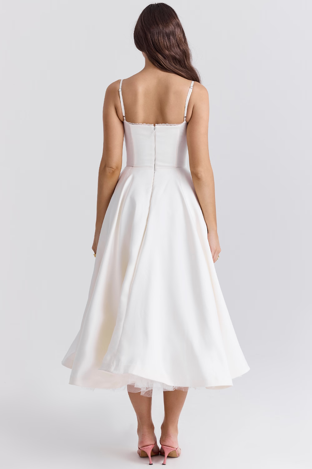 Damenkleid | A-Linie Rock und Korsettoberteil