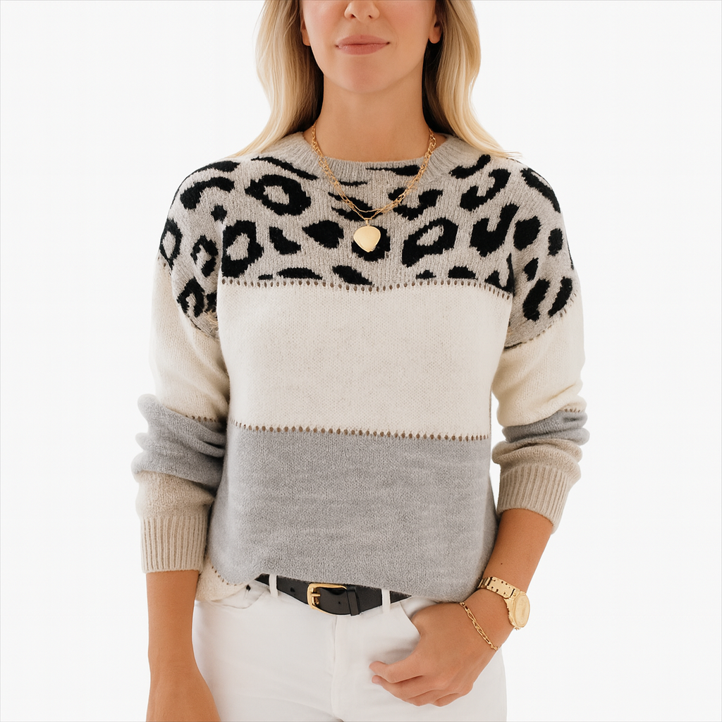 Damen Winterpullover – gestrickter Pullover