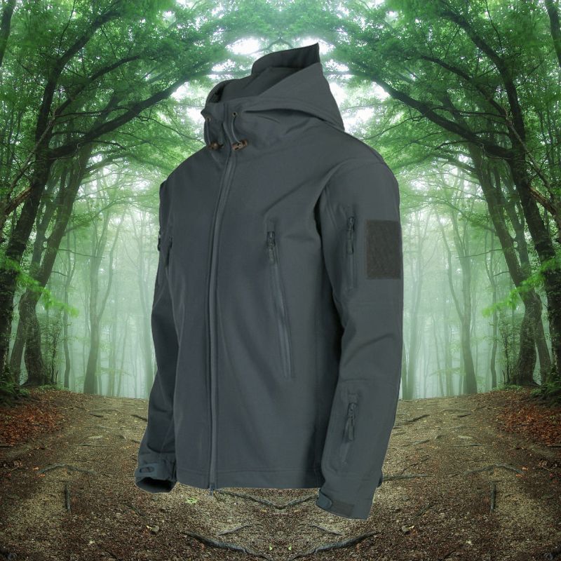 Jacke Herren | Wasserdichter Schnitt mit Kapuze