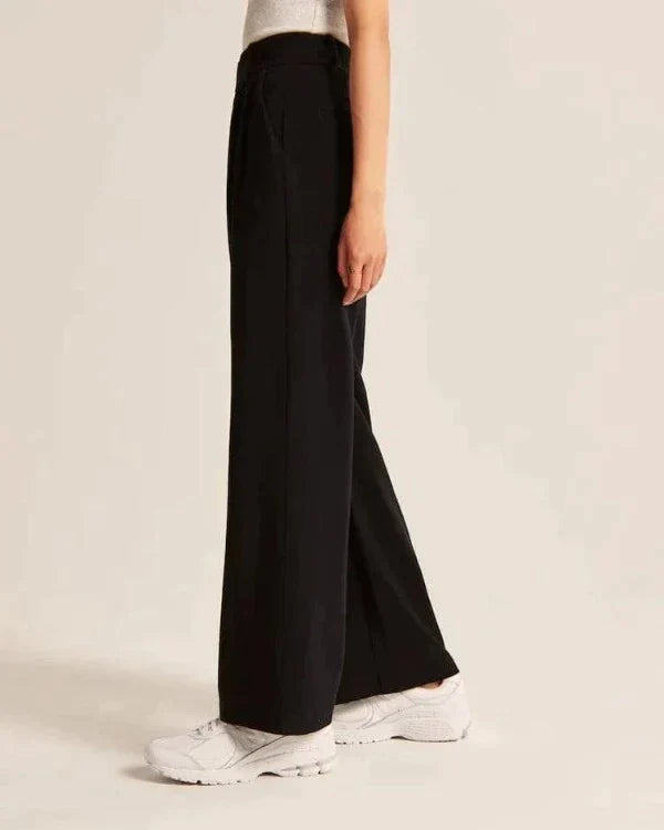 Damen Pantalon | Weite Beine mit hoher Taille