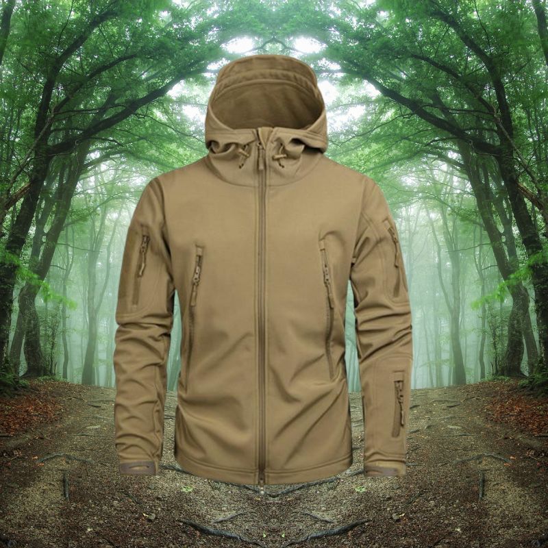 Herren Outdoor Jacke | wasserdichte Ausführung mit gerader Form