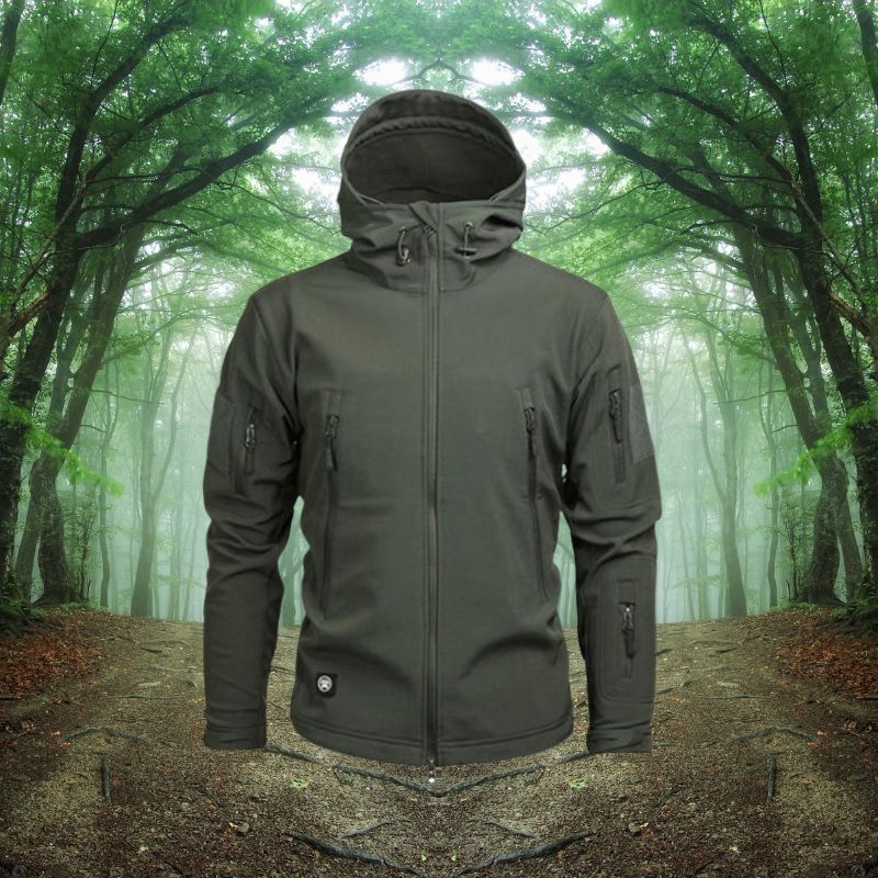 Herren Outdoor Jacke | wasserdichte Ausführung mit gerader Form