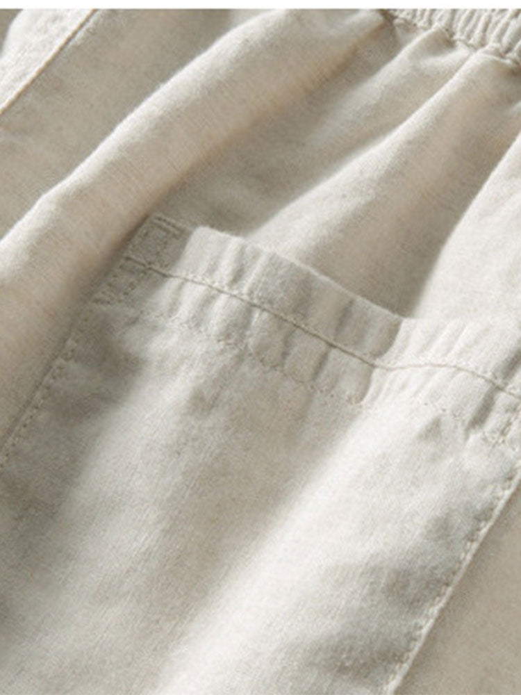 Herren Set | Hemd mit Stehkragen und Hose mit geradem Bund