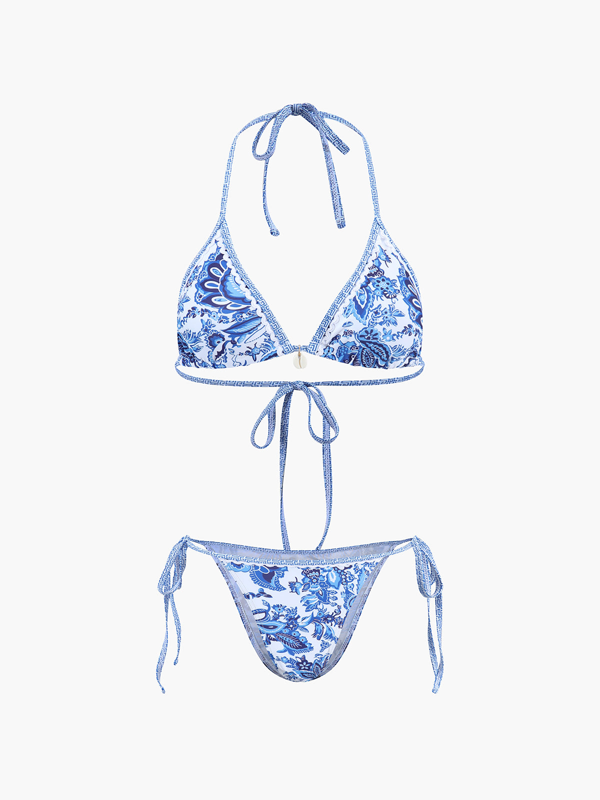 Damen Bikini Set | Halter-Oberteil und separate Unterseite