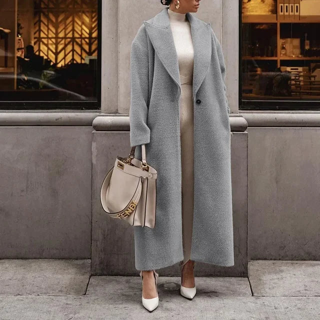 Damen Mantel | Übergrößen Modell mit lässigem Schnitt