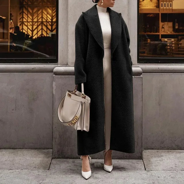 Damen Mantel | Übergrößen Modell mit lässigem Schnitt