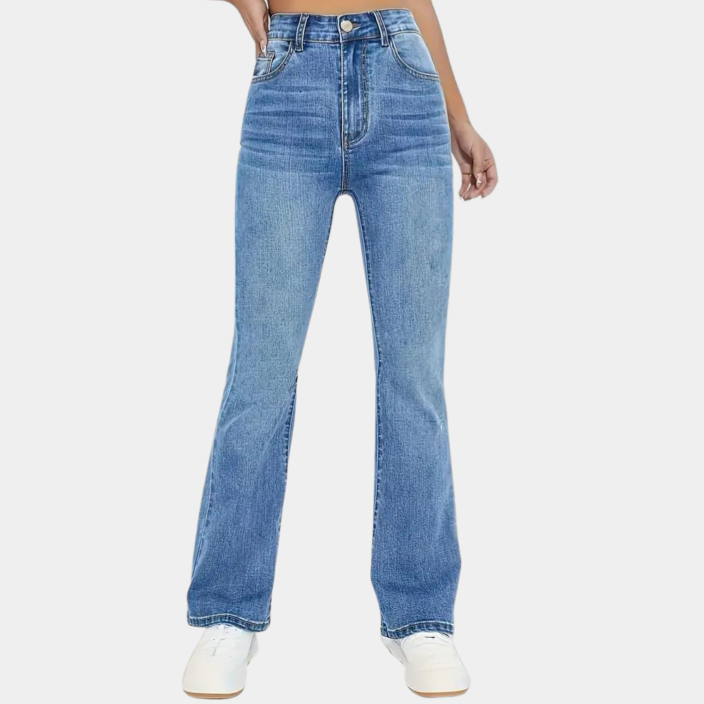 Damen Jeans | Flared Schnitt mit hoher Taille