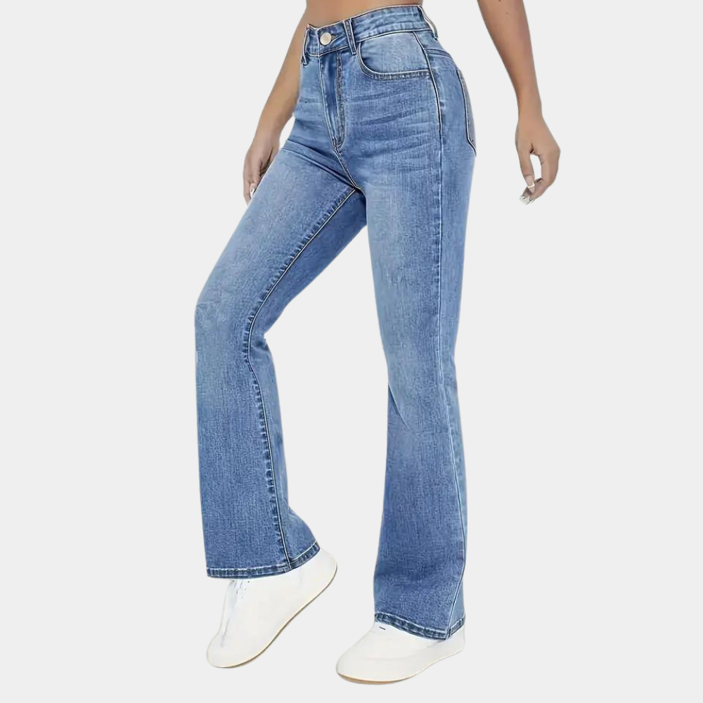 Damen Jeans | Flared Schnitt mit hoher Taille