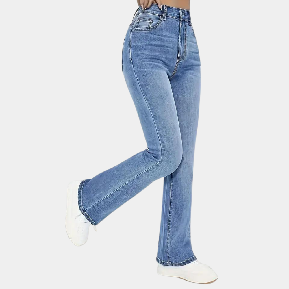 Damen Jeans | Flared Schnitt mit hoher Taille