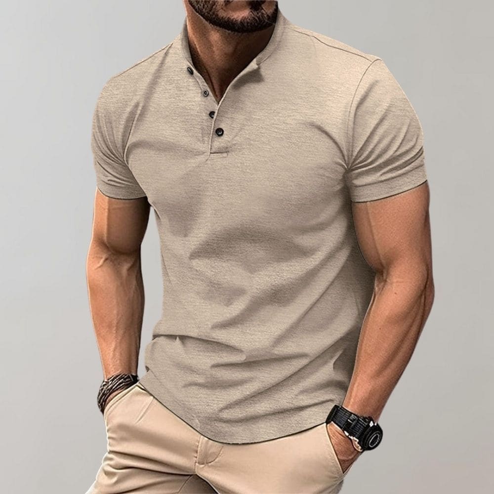 Polo-Shirt Herren | Klassischer Kragen mit Knopfleiste